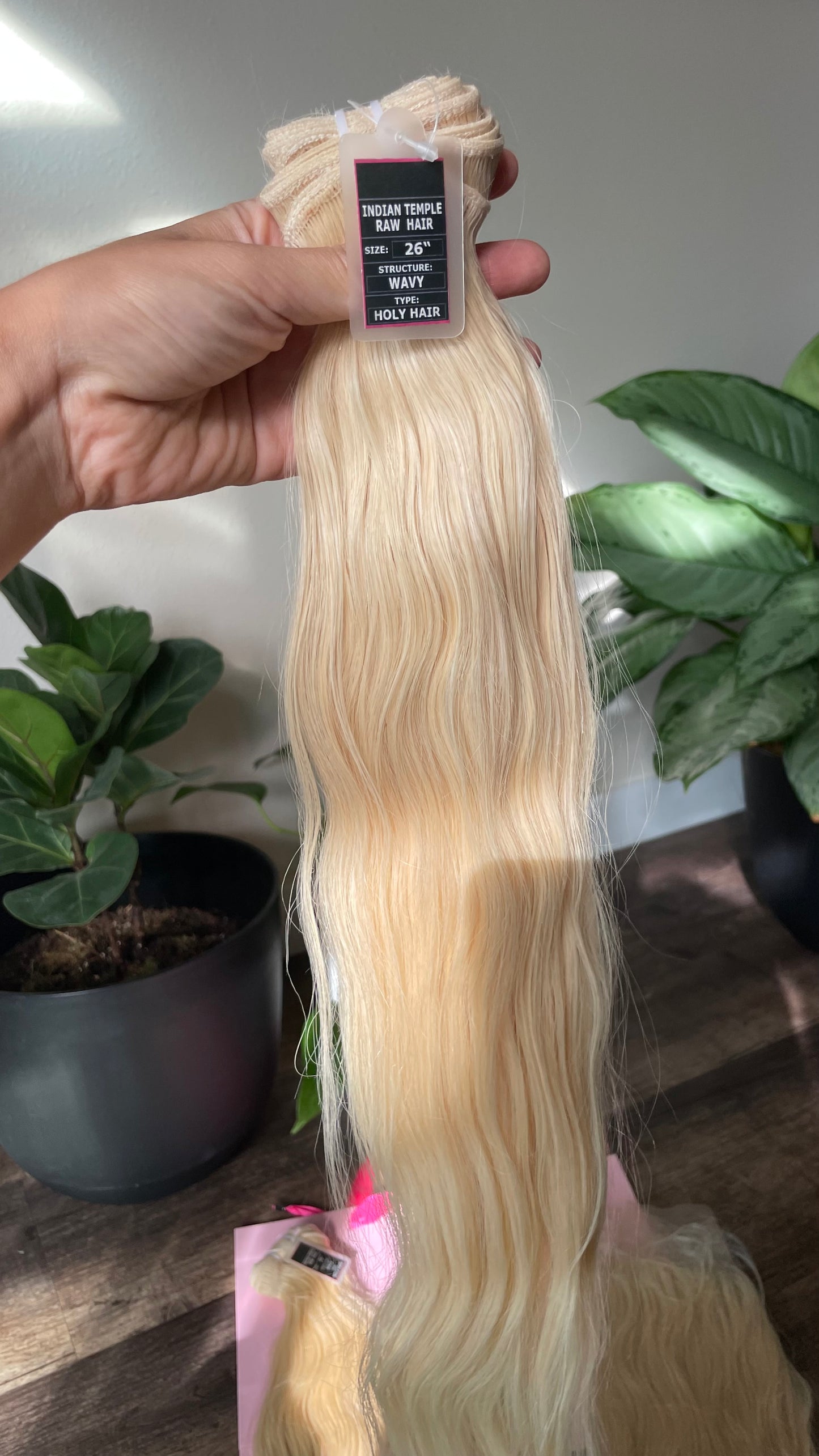 VIP Pro Raw Unprocessed Indian Temple Hair | 613 Blonde Bundle | Wavy