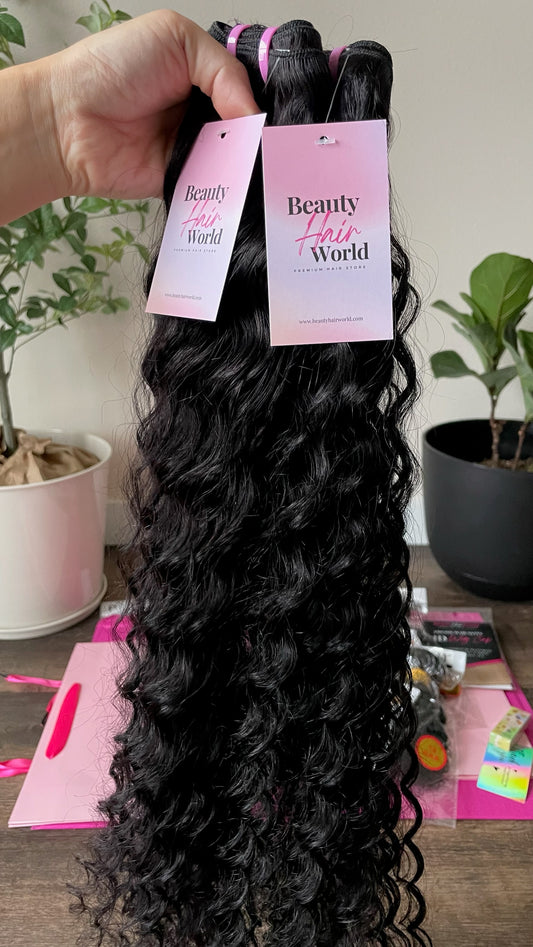Raw Cambodian Human Hair Bundles Burmese Curly- HOT🔥