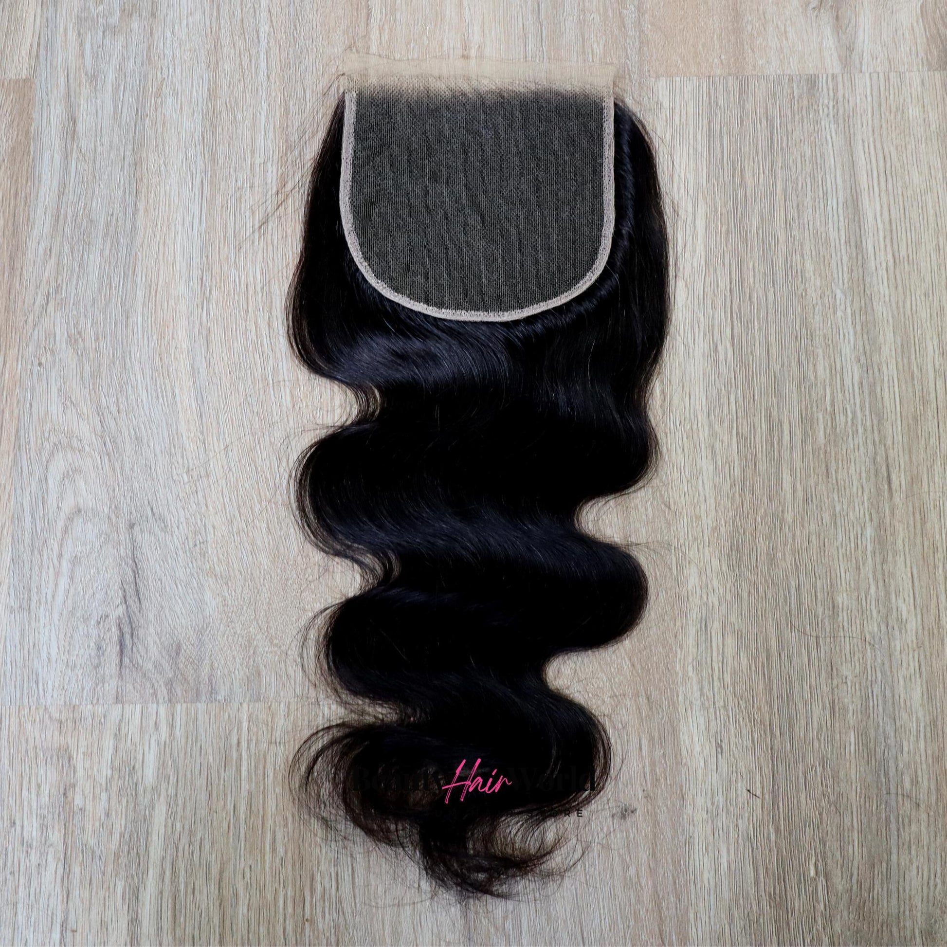5*5 HD Closure BodyWave #1B - BeautyHairWorld