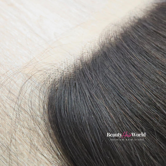 5*5 HD Closure Straight #1B