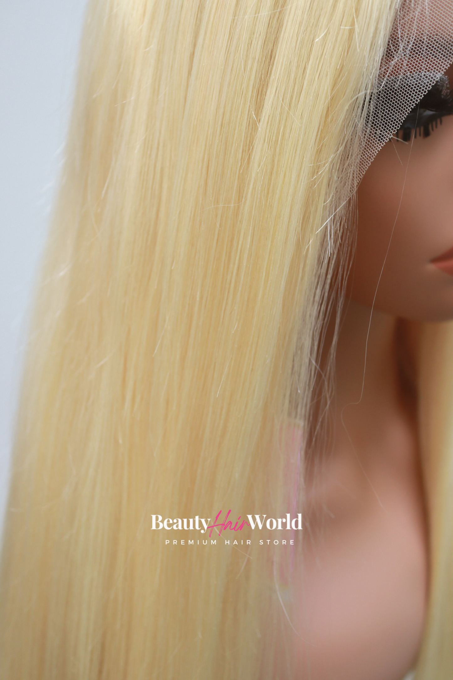 613 Blonde Straight 13x4 Transparent Lace Front Wig