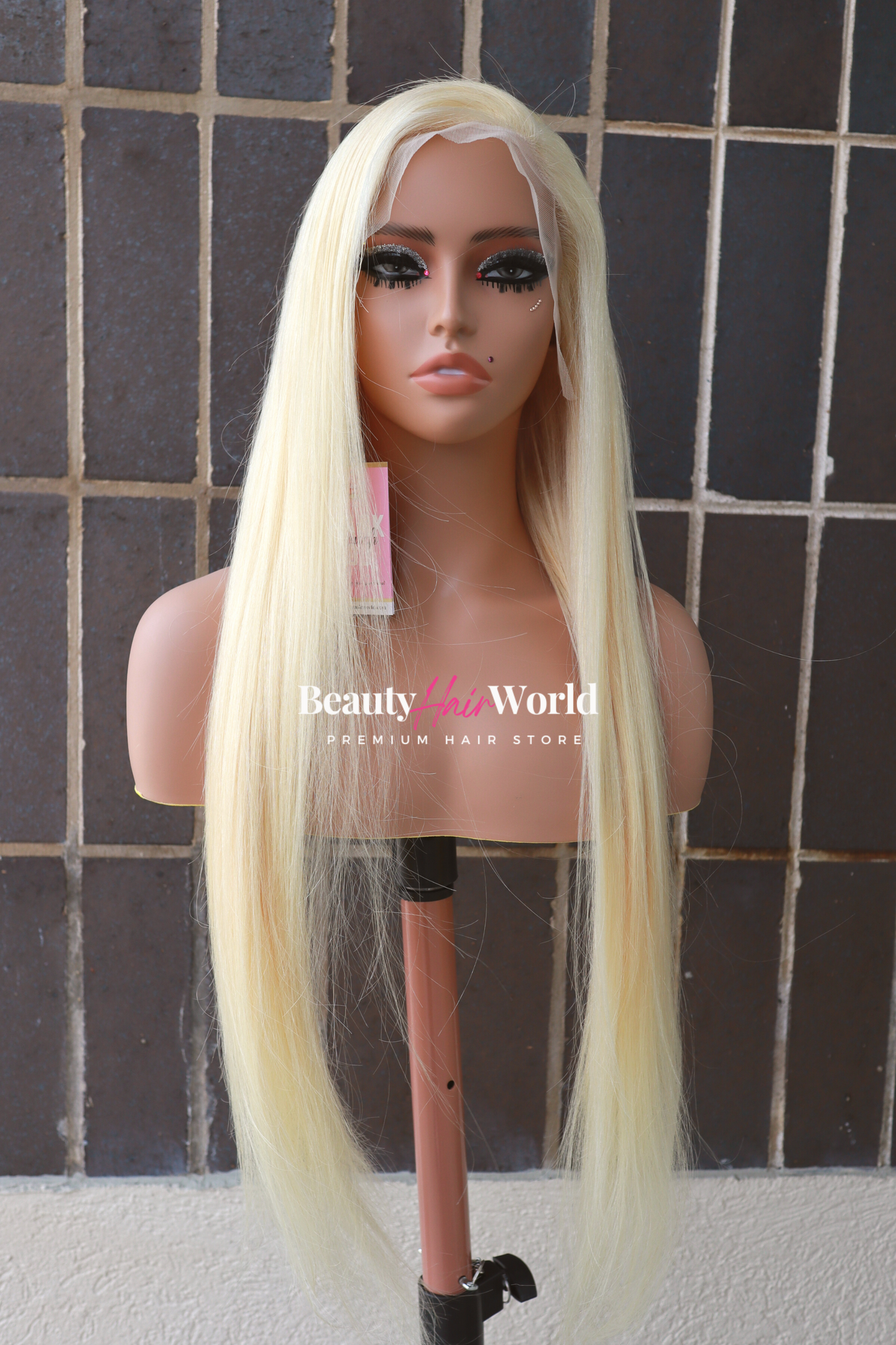 613 Blonde Straight 13x4 Transparent Lace Front Wig