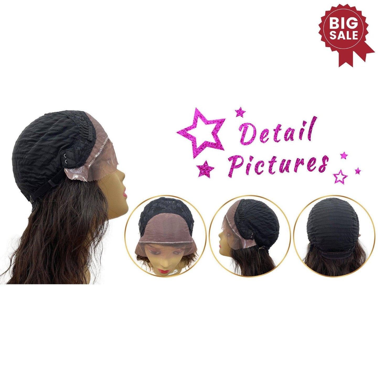 Pure Brazilian Human Hair l L Part Lace Front Wig | ANNA - BeautyHairWorld