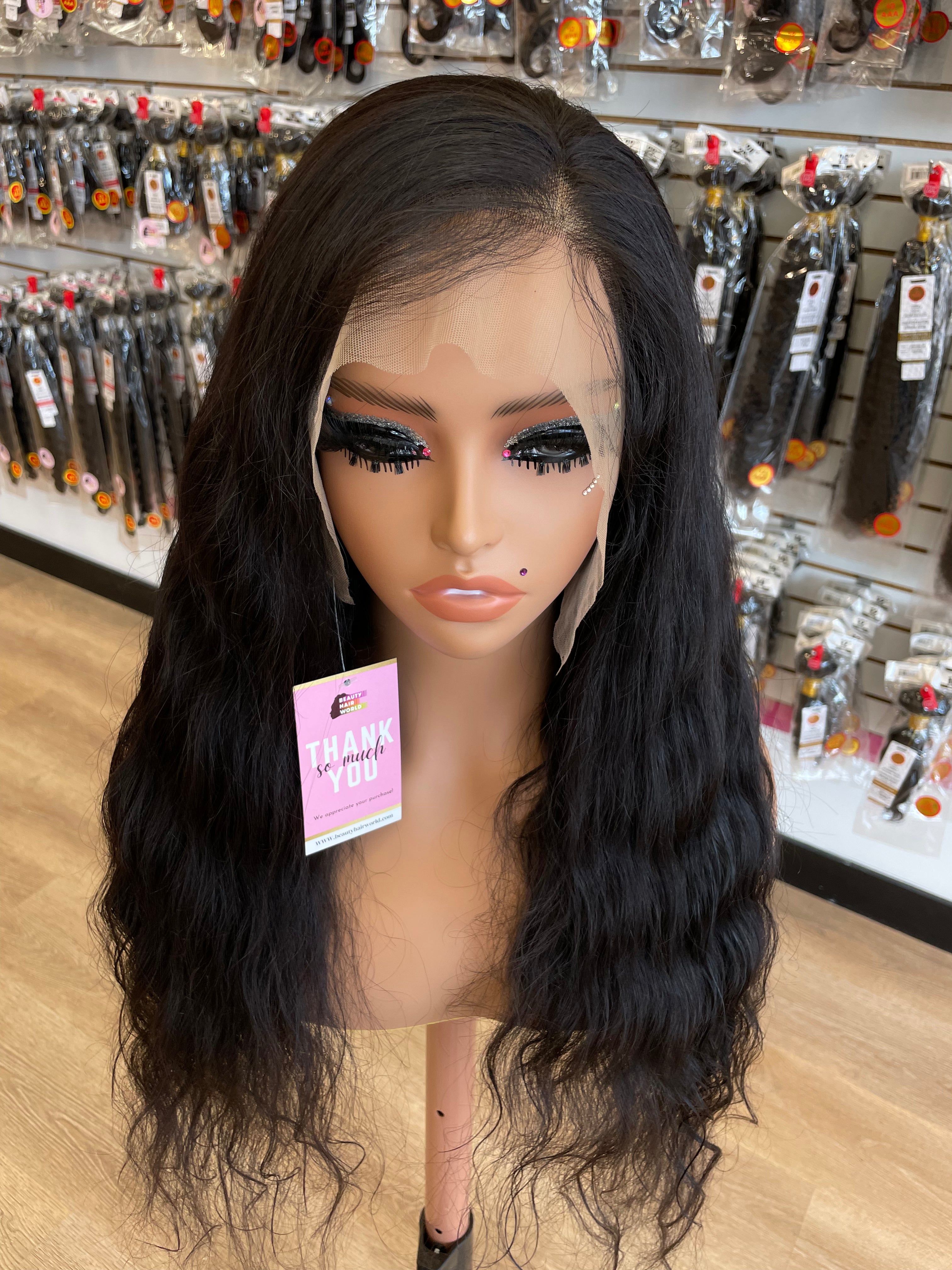 15A | INDIAN TEMPLE | LACE FRONTAL WIG | Wavy