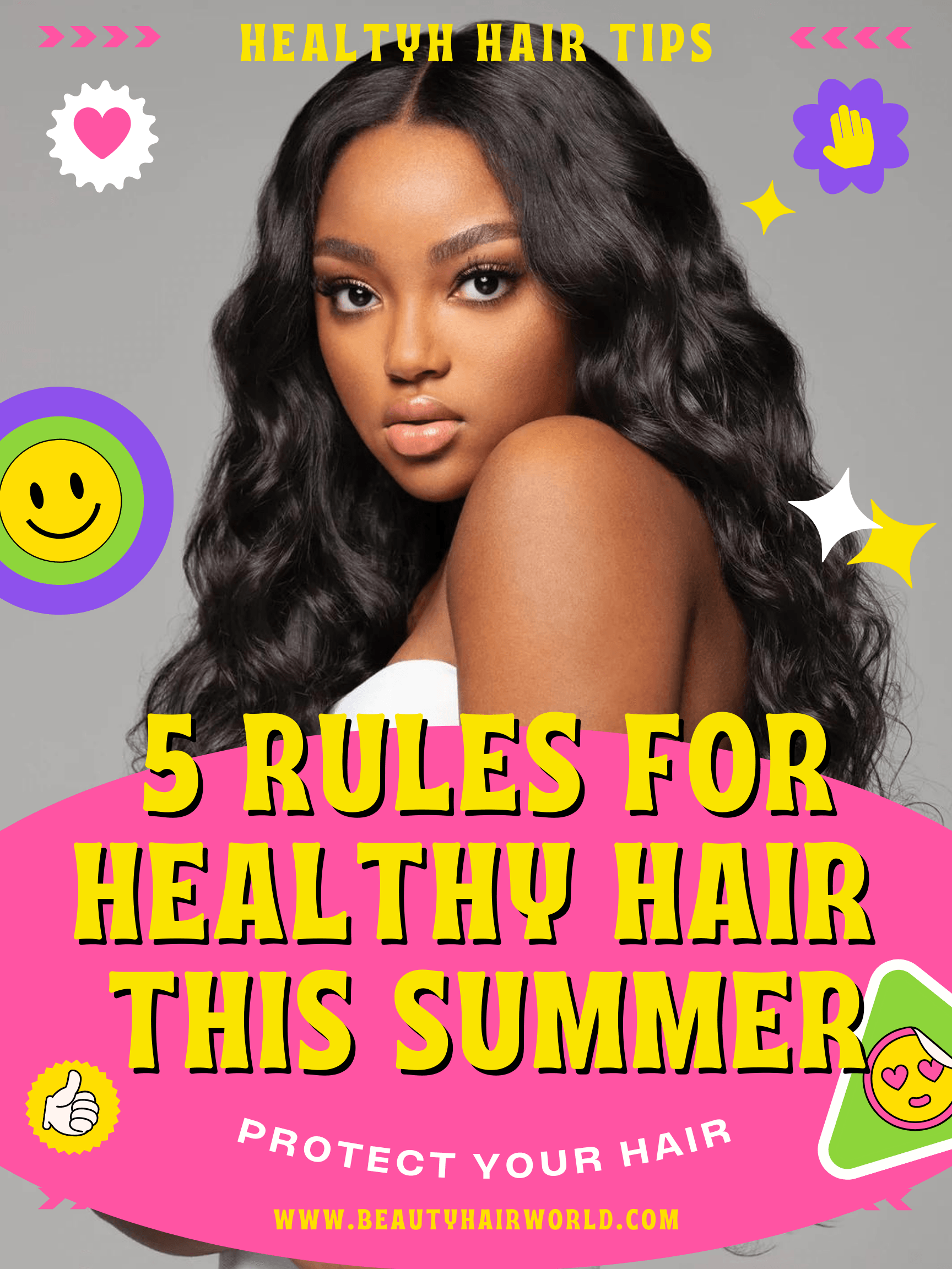5 RULES FOR HEALTHY HAIR THIS SUMMER - BeautyHairWorld
