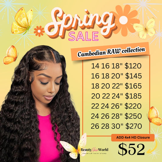 🌸SPRING SPECIAL🌹 The Flawless Burmese Curly Bundles with 4x4 Real HD Closure