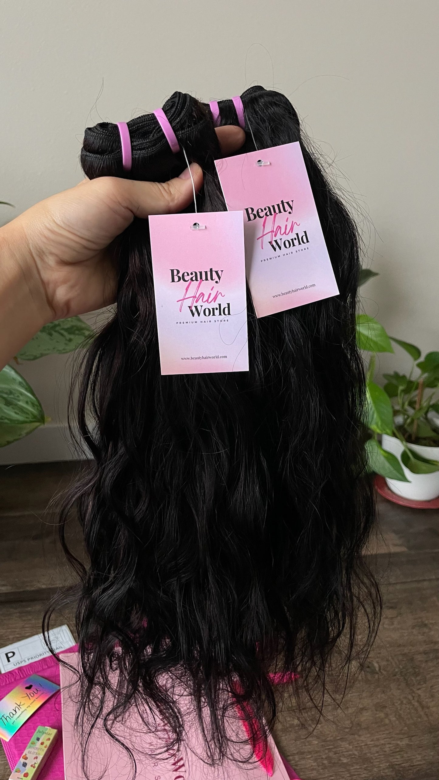 Raw Cambodian Human Hair Bundles l Wavy