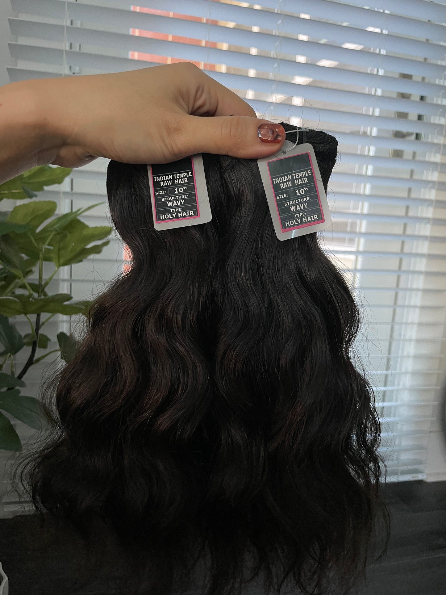 RAW Hair | 100% Indian Temple Hair Bundle | Wavy