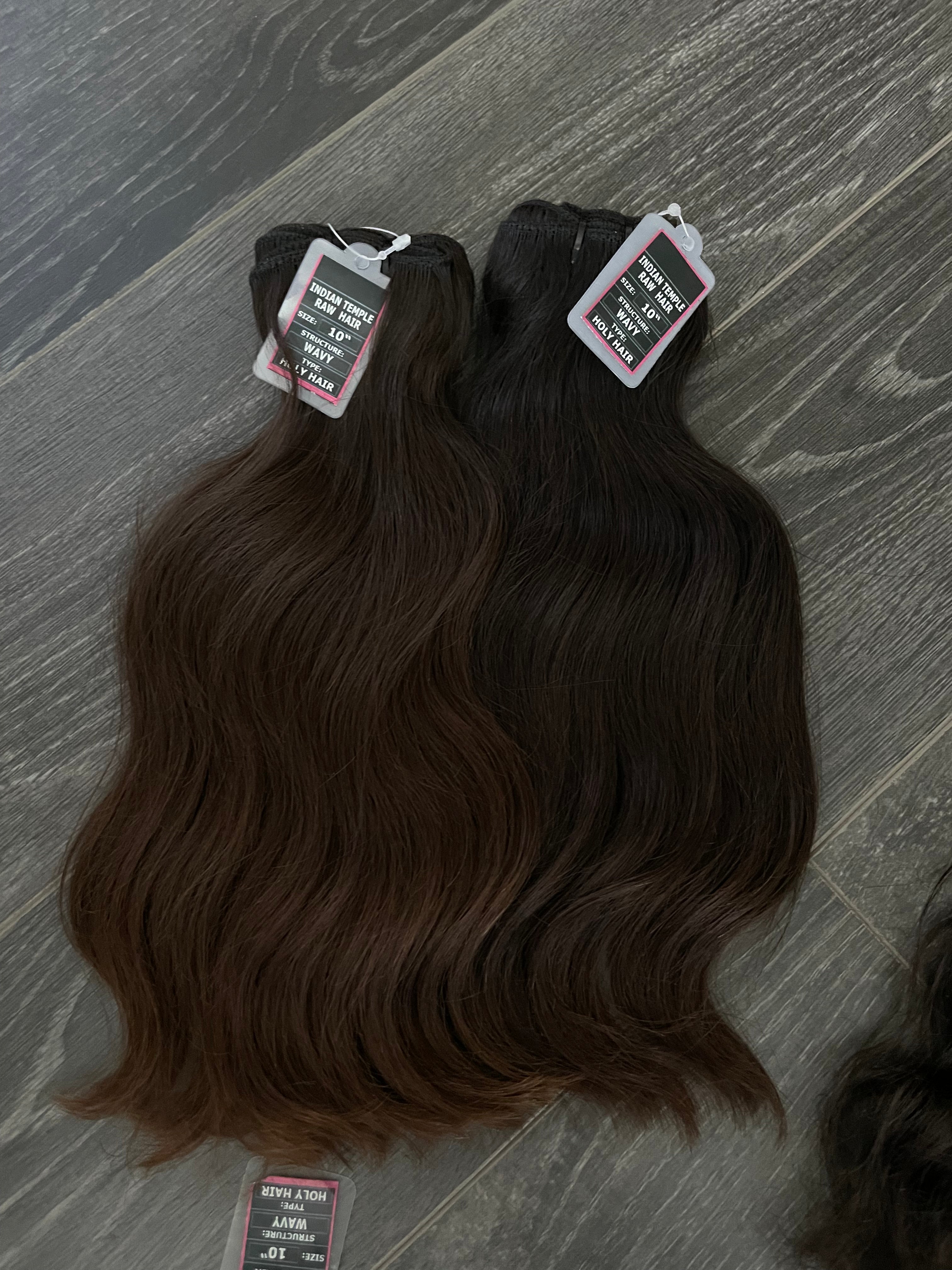 15A | 100% Indian Temple Hair | Wavy