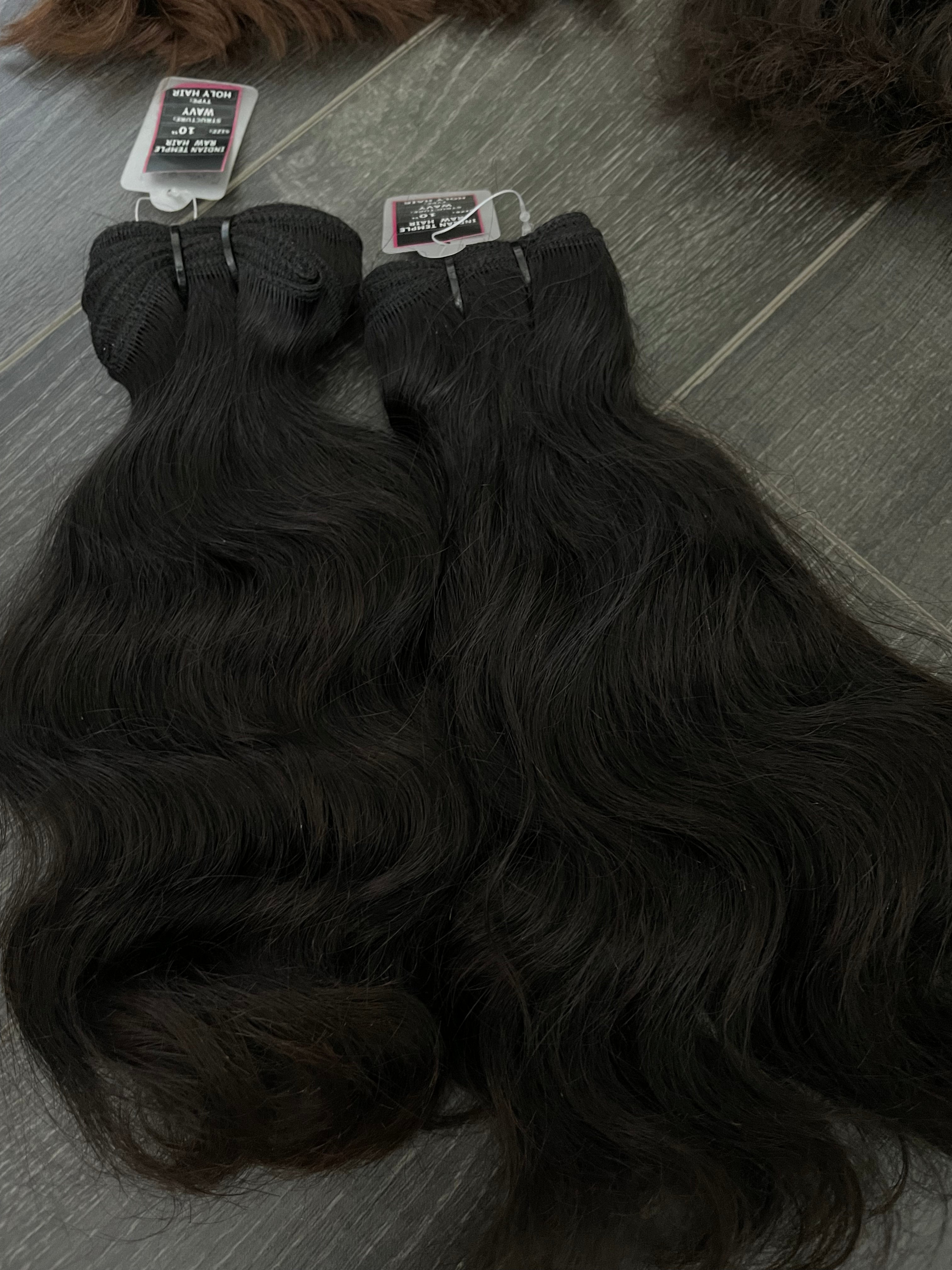 15A | 100% Indian Temple Hair | Wavy