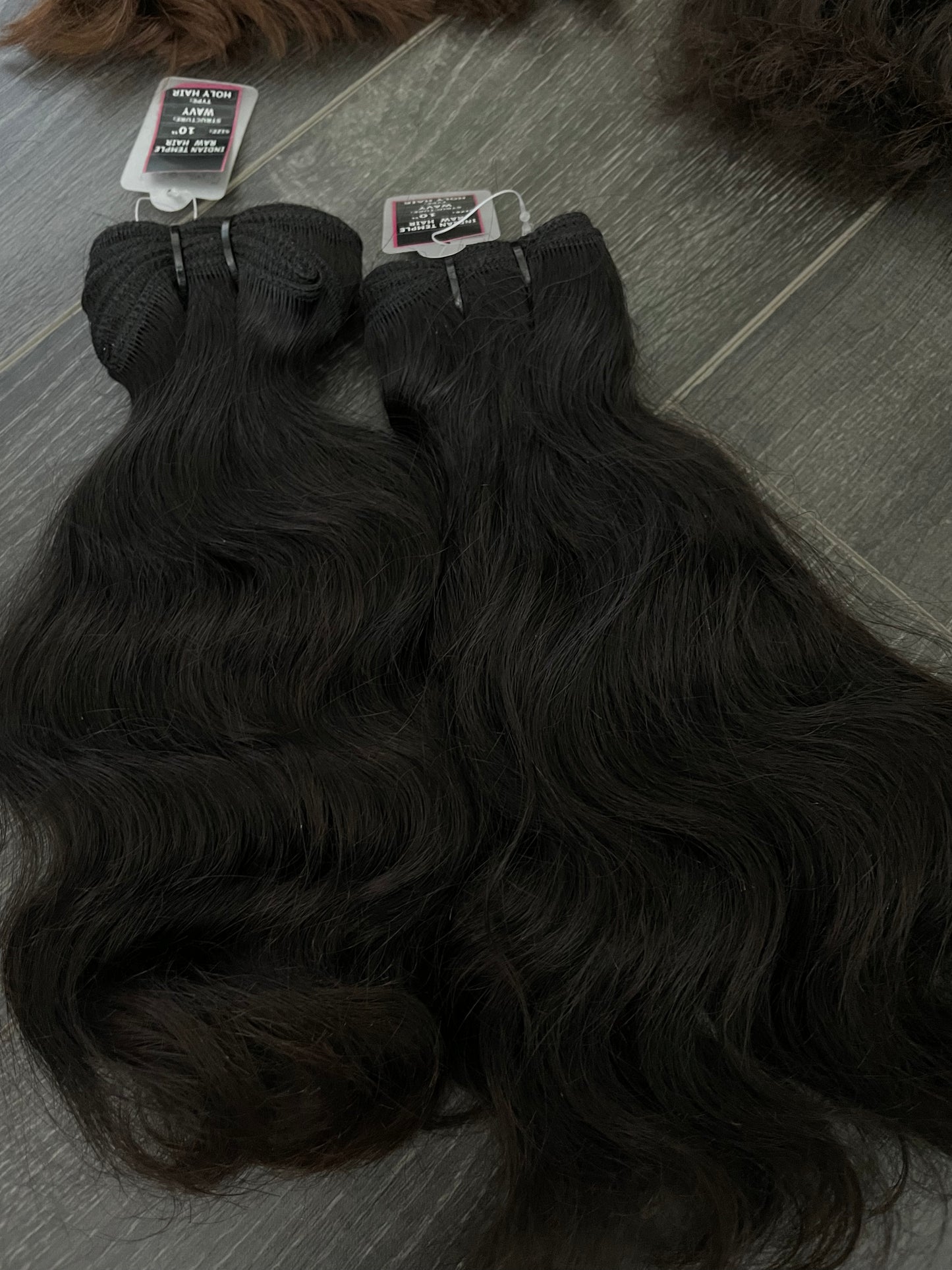 RAW Hair | 100% Indian Temple Hair Bundle | Wavy