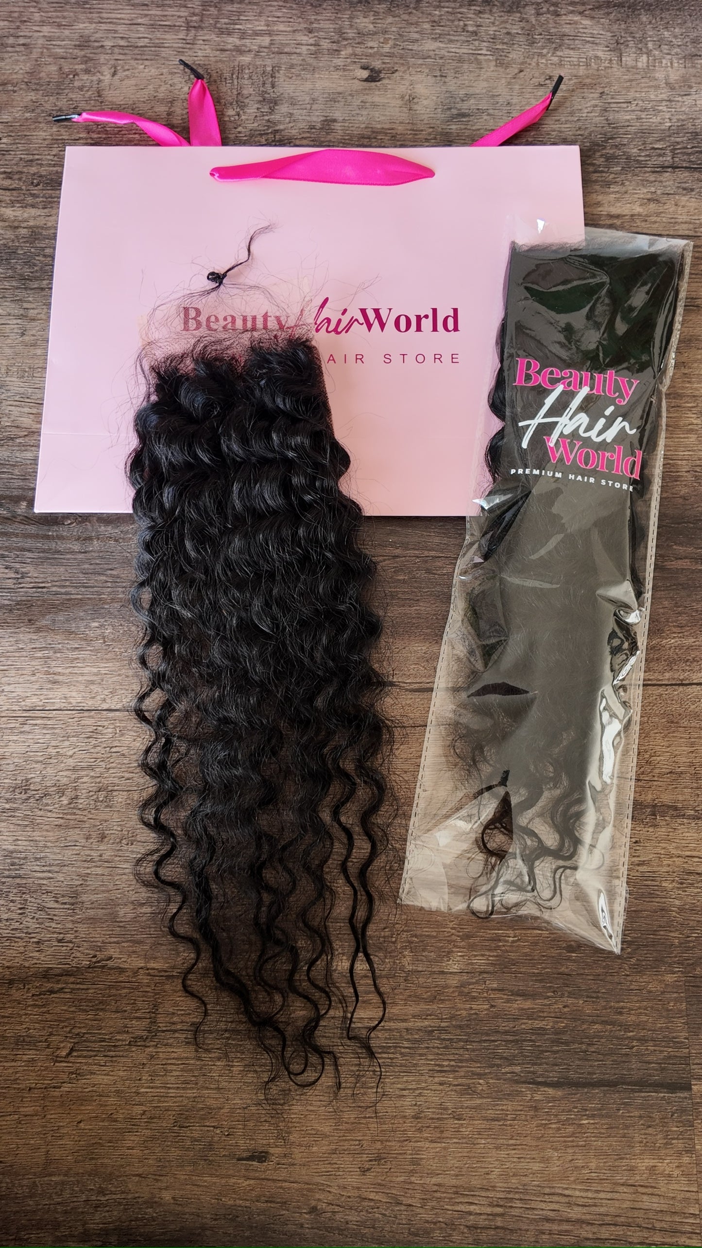 RAW Burmese Curly 4x4 REAL HD Closure 18"