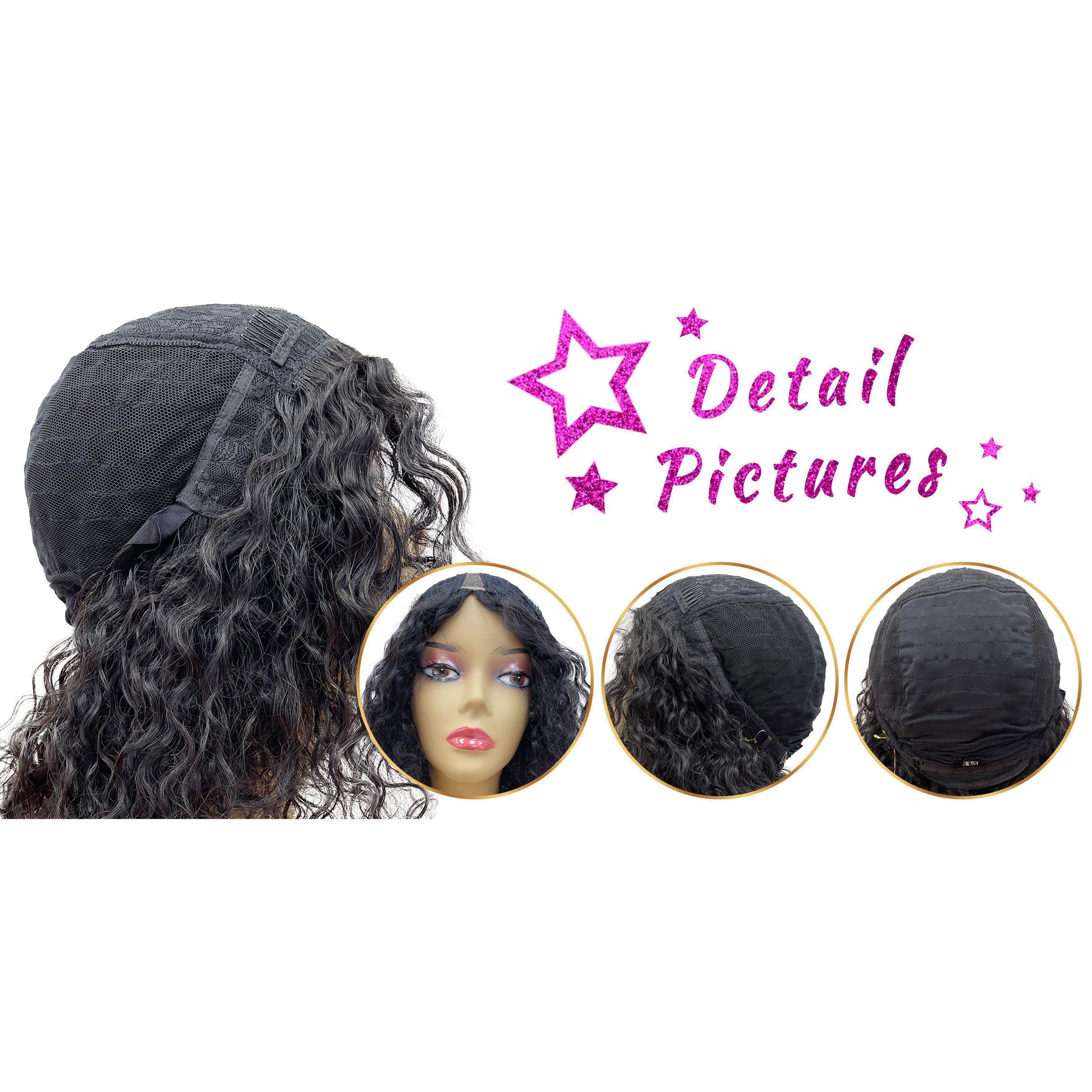 100% Human Hair l Center Part Lace Wig | BOBBY