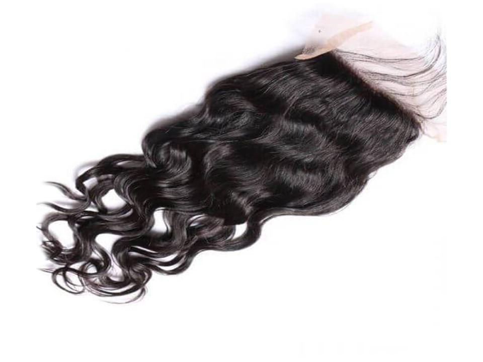 100% Indian Temple | 4x4 Lace Closure | Curly