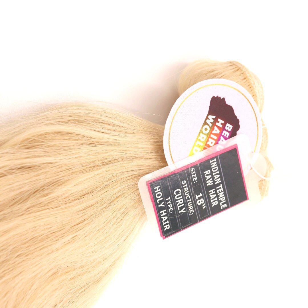 100% Indian Temple Human hair l 613 Blonde Bundle | Curly