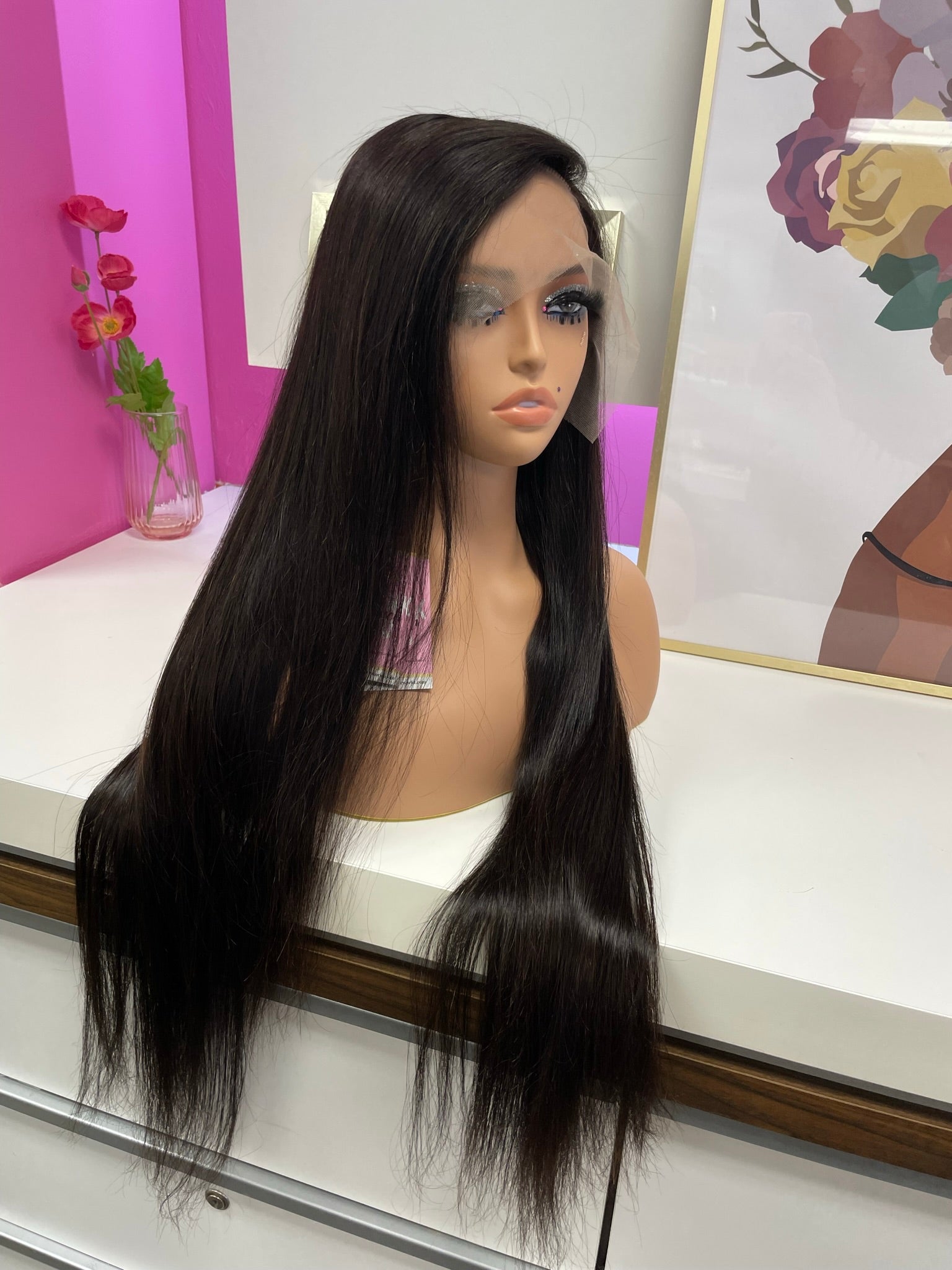 13x6 Transparent Lace Frontal Wig - Silky Straight