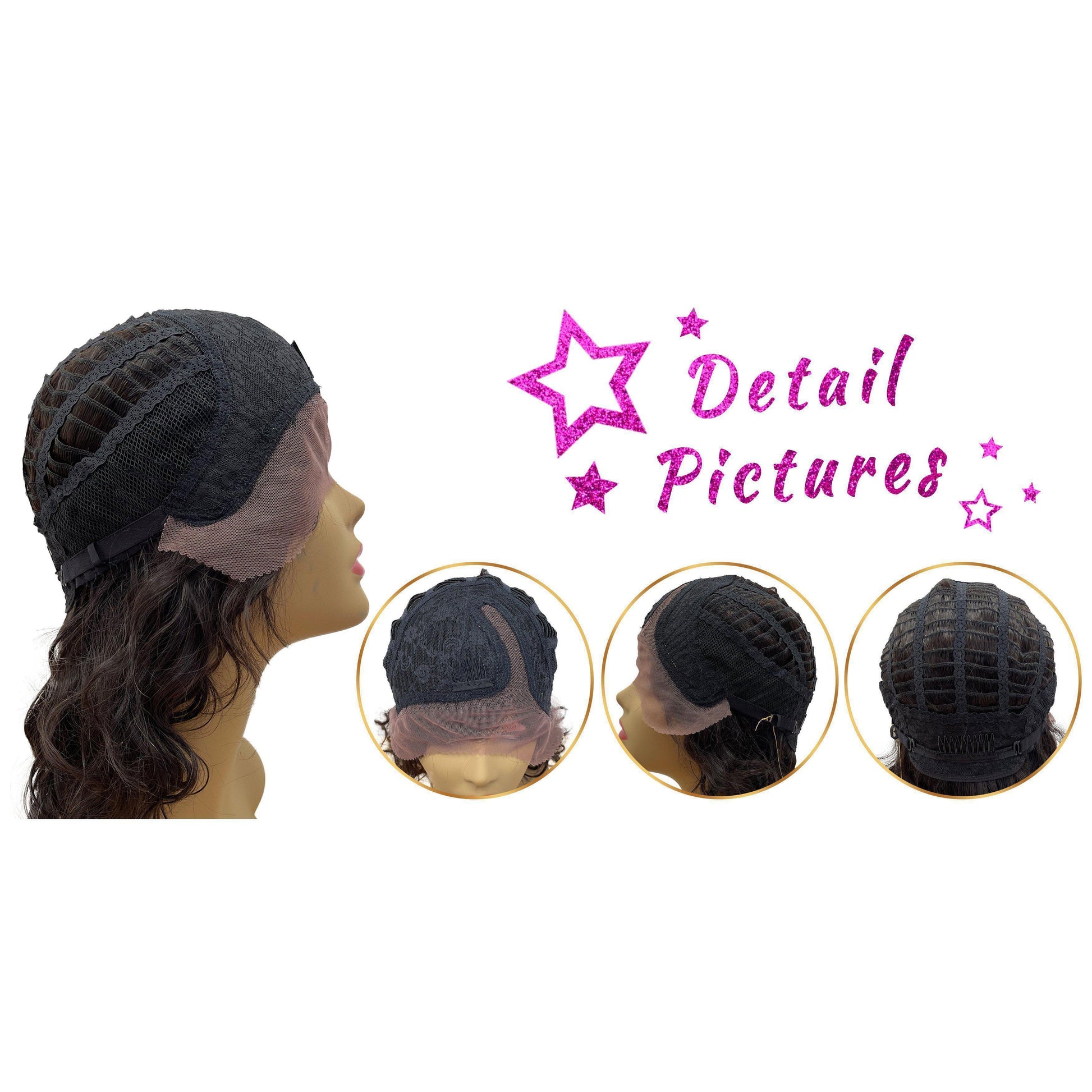 Pure Brazilian Human Hair l L Part Lace Front Wig | ELLEN