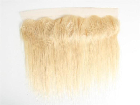 100% Indian Temple 613 Blonde | 13x4 Lace Frontal | Wavy