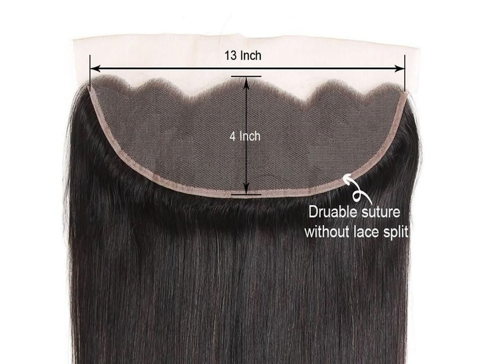 100% Indian Temple | 13x4 Lace Frontal | Wavy
