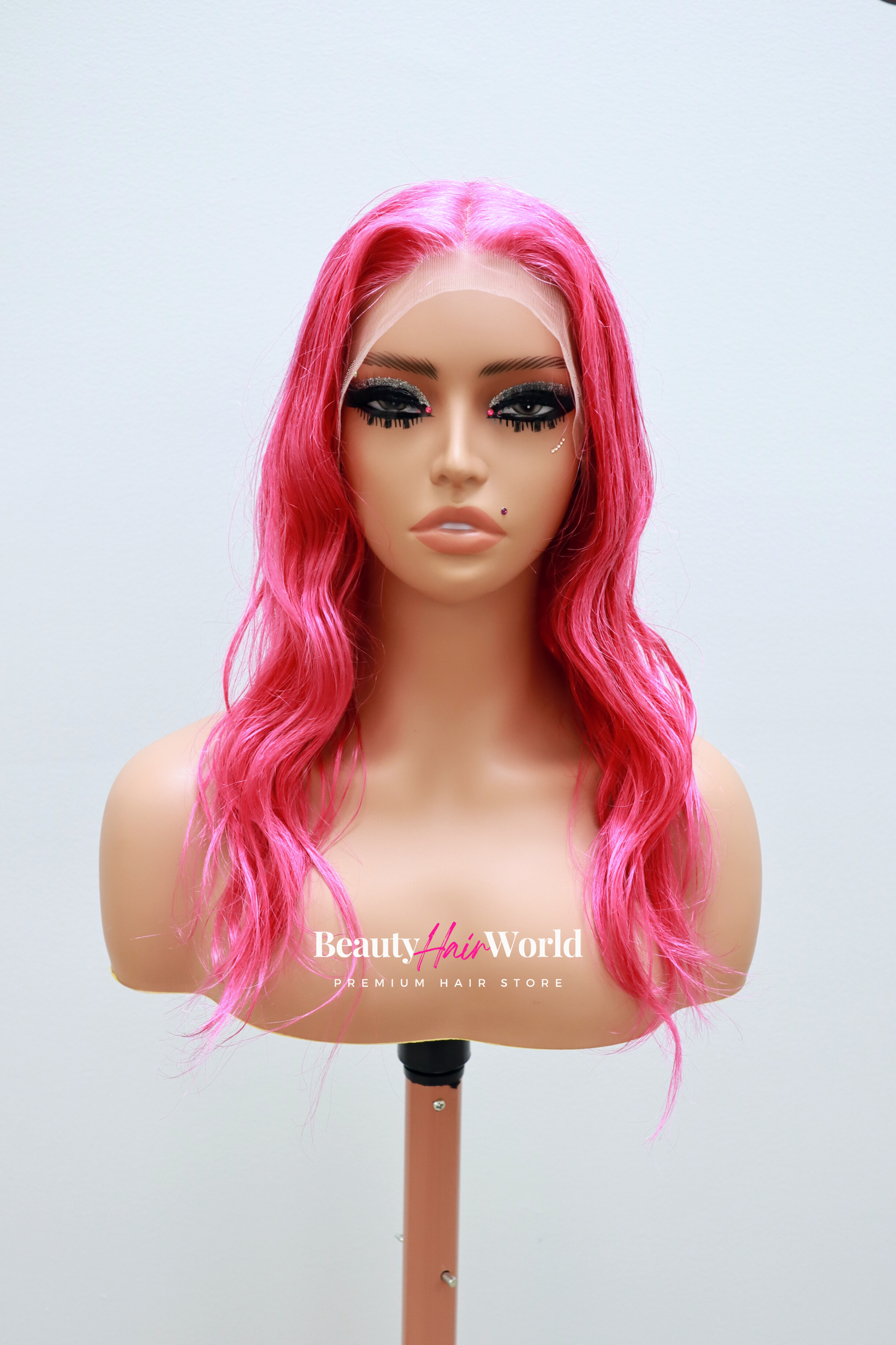 Rose Pink 13x4 HD Frontal Wig