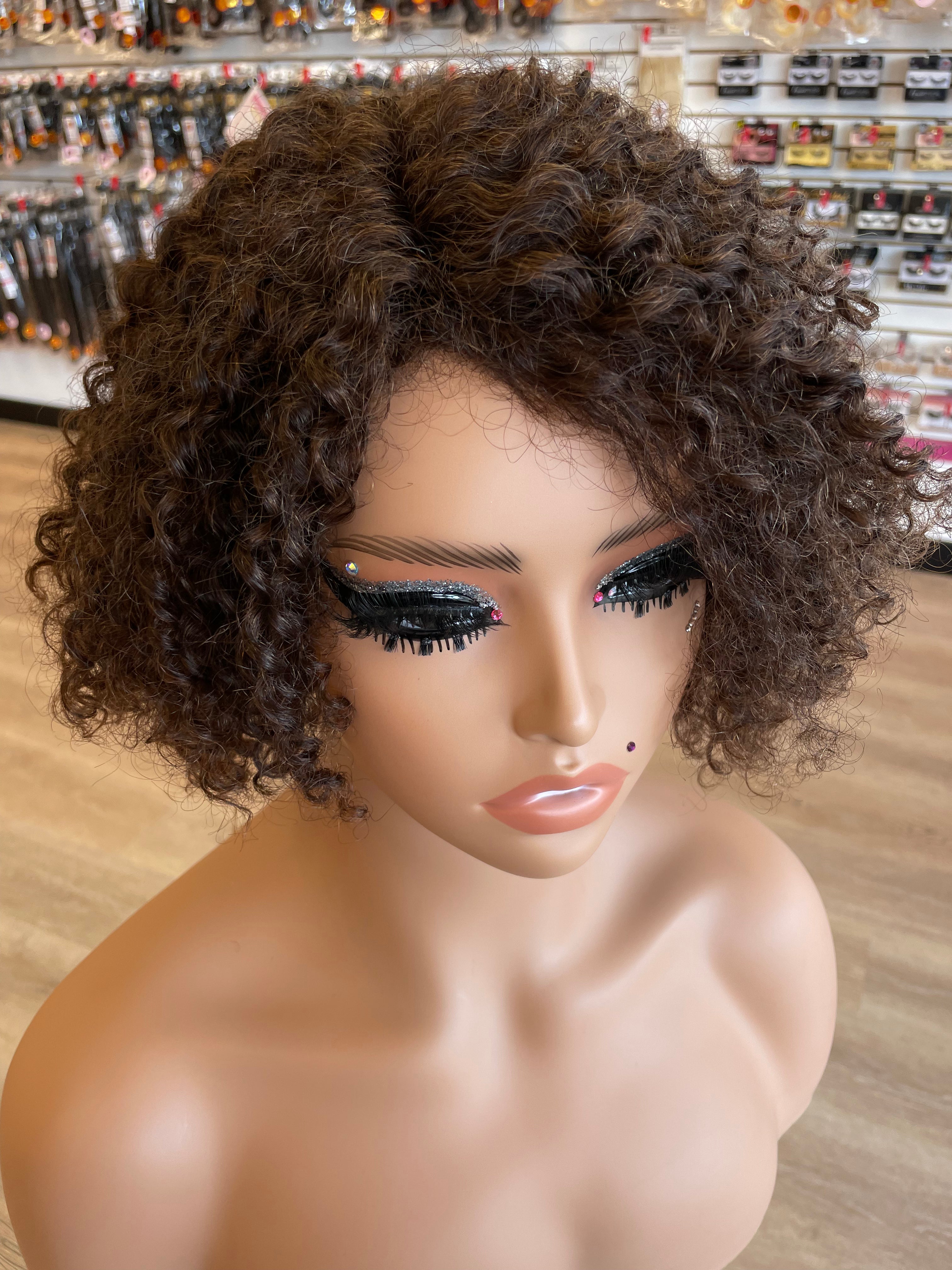 100% Virgin Human Hair Side Part Lace Wig | EMILY