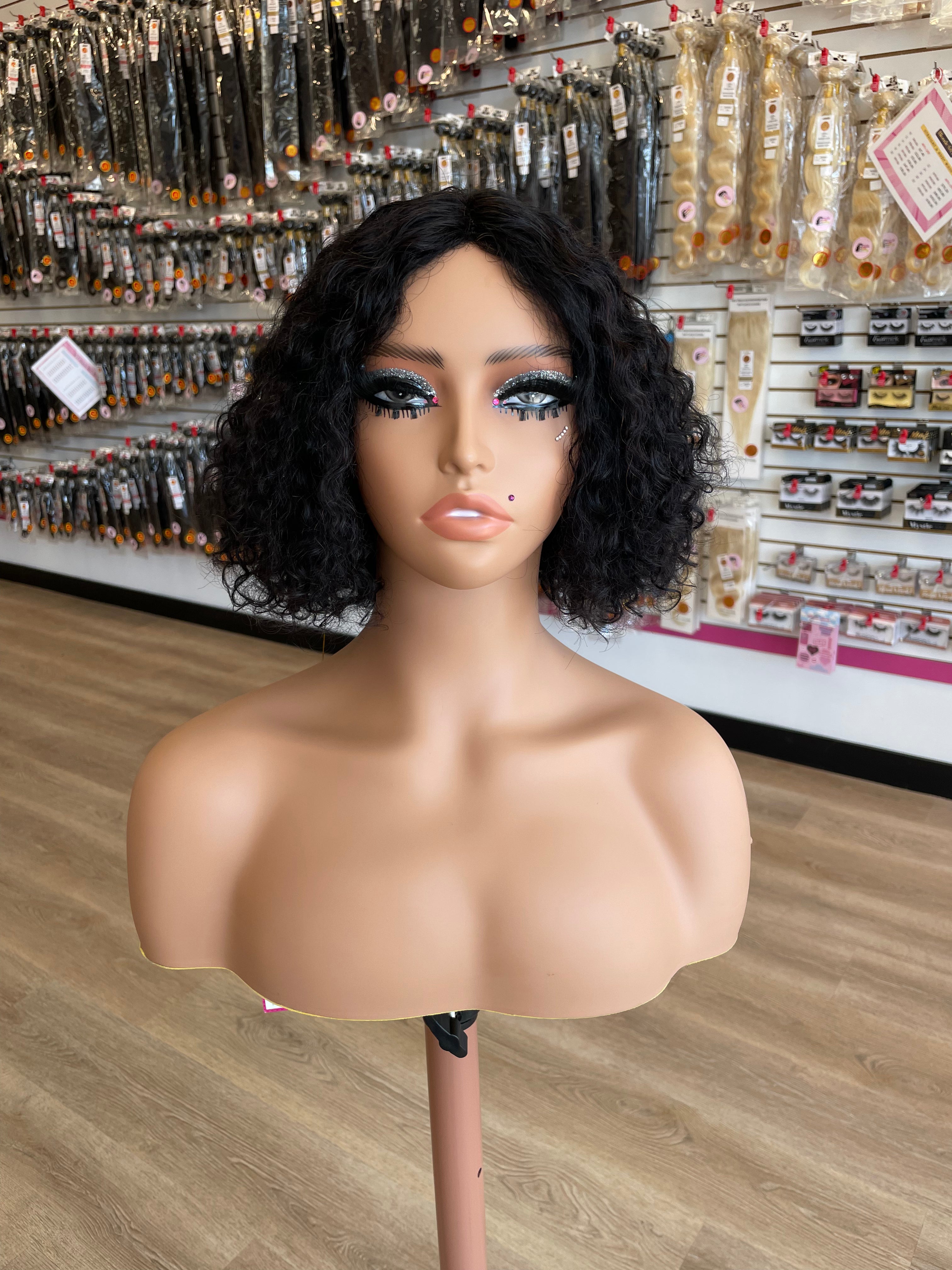 Pure Brazilian Human Hair l Center Part Lace Wig | ANGELINA