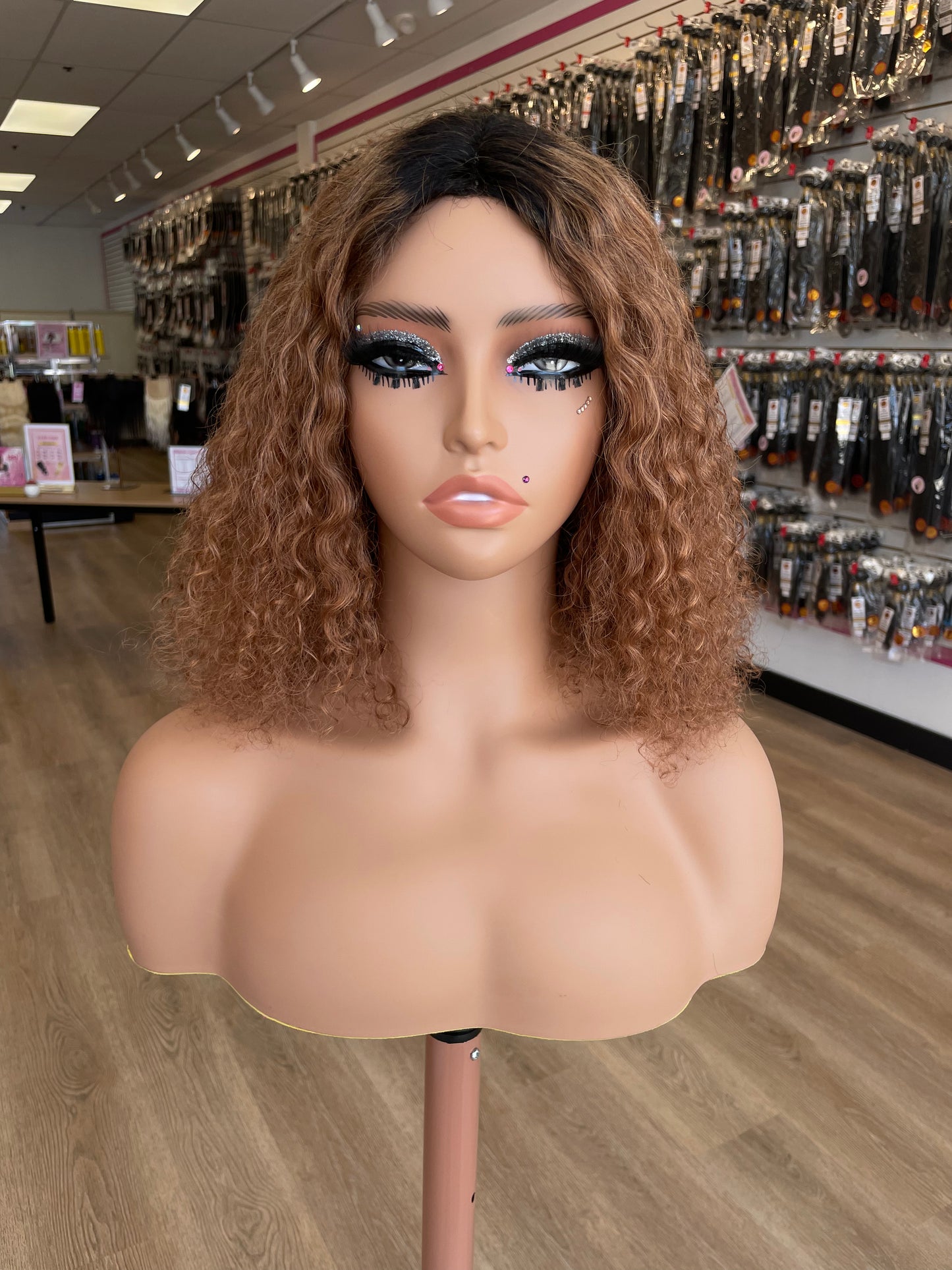 100% Human Hair l Center Part Lace Wig | BOBBY