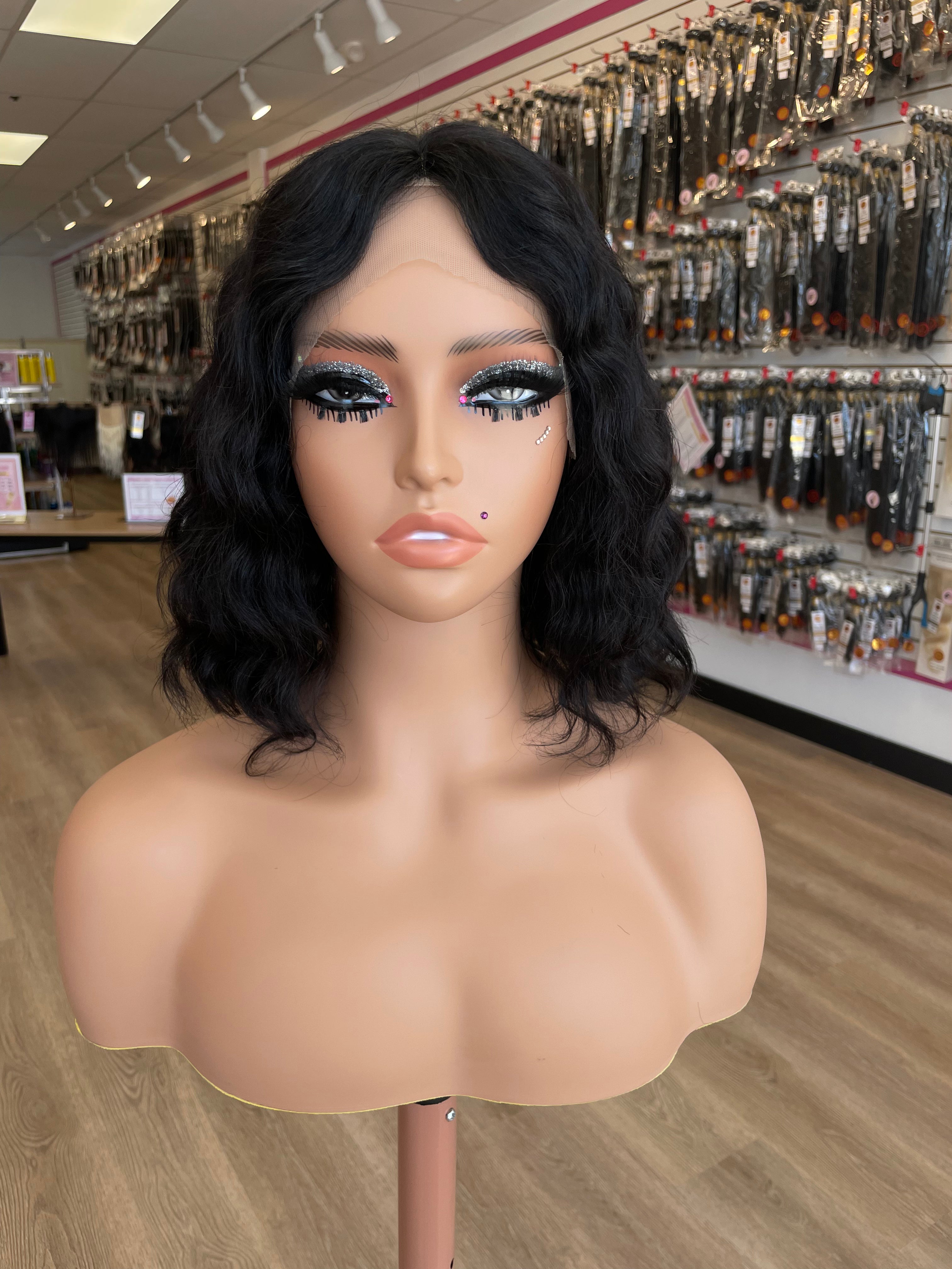 Pure Brazilian Human Hair l Center Part Lace Front Wig | GINA
