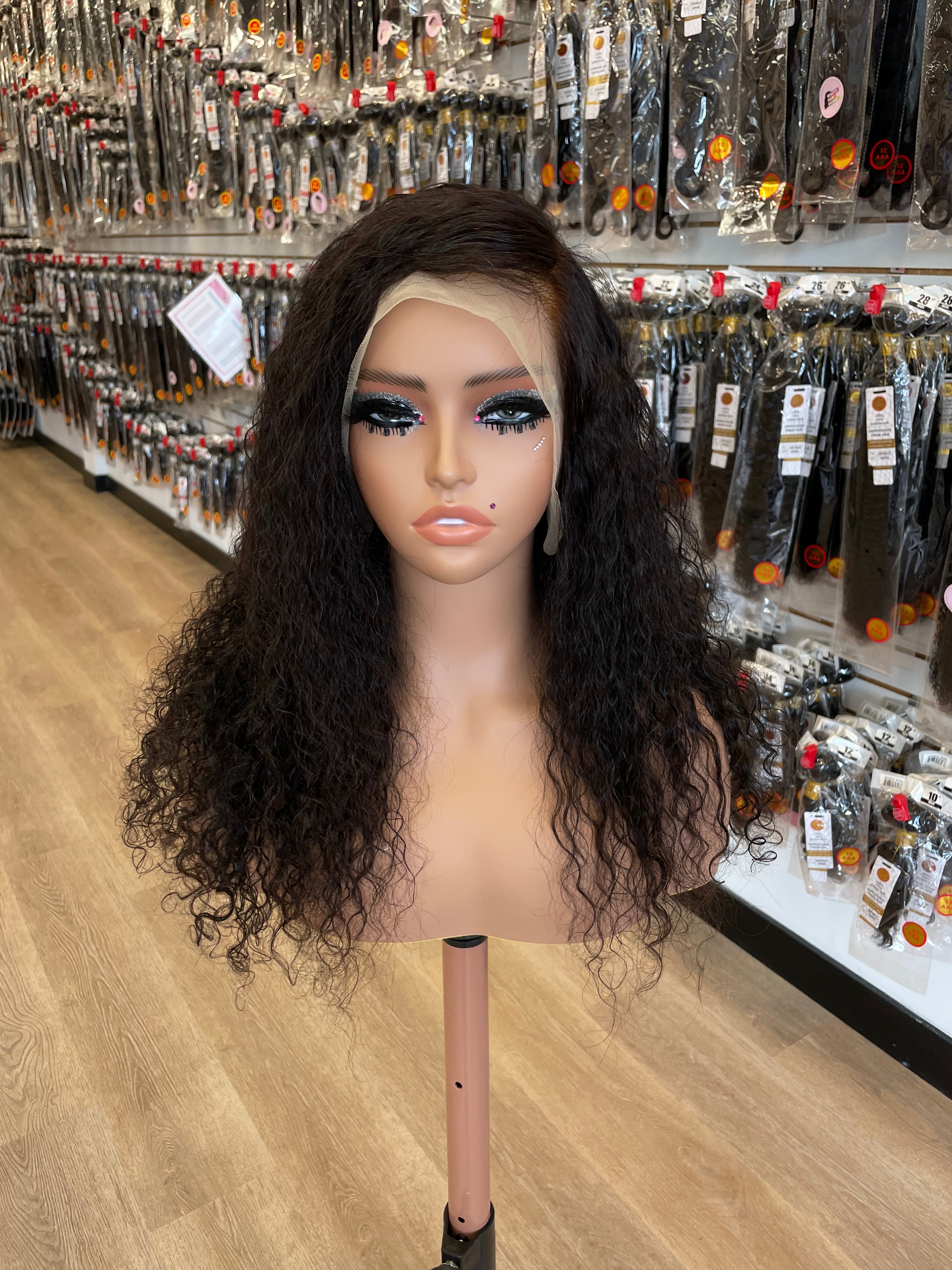 Undetectable Lace Water Wave 13x4 Pre-Bleached Frontal Lace Wig